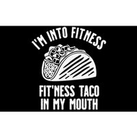 Im Into Fitness Fitness Taco In My Mouth Bumper Sticker