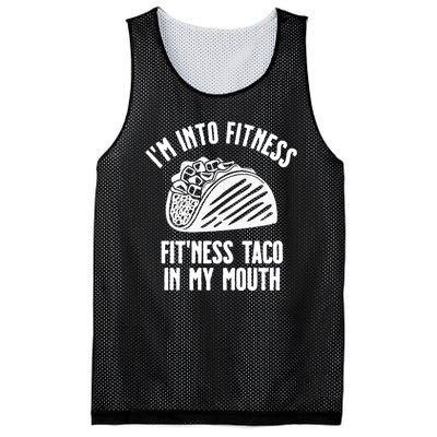 Im Into Fitness Fitness Taco In My Mouth Mesh Reversible Basketball Jersey Tank