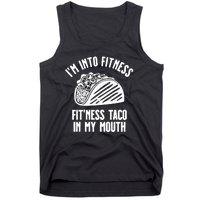 Im Into Fitness Fitness Taco In My Mouth Tank Top