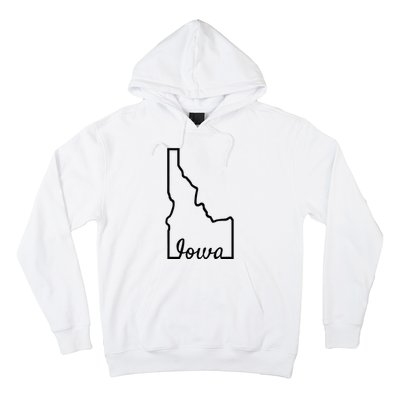 Idaho Iowa Funny Geography Mix Up Joke Idawa State Pride Hoodie