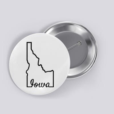 Idaho Iowa Funny Geography Mix Up Joke Idawa State Pride Button