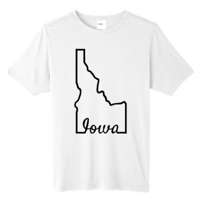 Idaho Iowa Funny Geography Mix Up Joke Idawa State Pride Tall Fusion ChromaSoft Performance T-Shirt