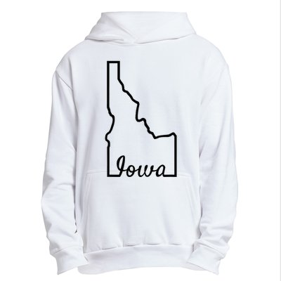 Idaho Iowa Funny Geography Mix Up Joke Idawa State Pride Urban Pullover Hoodie