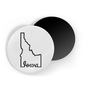 Idaho Iowa Funny Geography Mix Up Joke Idawa State Pride Magnet