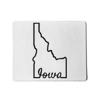 Idaho Iowa Funny Geography Mix Up Joke Idawa State Pride Mousepad