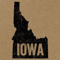 Idaho Iowa Funny Geography Mix Up Cotton Canvas Backpack