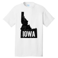 Idaho Iowa Funny Geography Mix Up Tall T-Shirt