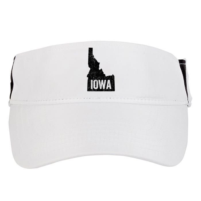 Idaho Iowa Funny Geography Mix Up Adult Drive Performance Visor