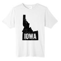 Idaho Iowa Funny Geography Mix Up Tall Fusion ChromaSoft Performance T-Shirt