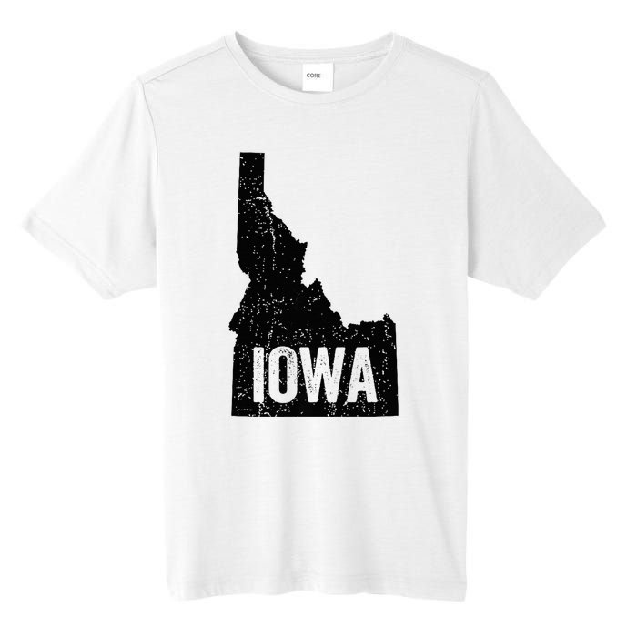 Idaho Iowa Funny Geography Mix Up Tall Fusion ChromaSoft Performance T-Shirt