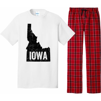 Idaho Iowa Funny Geography Mix Up Pajama Set