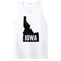 Idaho Iowa Funny Geography Mix Up PosiCharge Competitor Tank