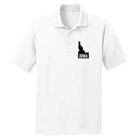 Idaho Iowa Funny Geography Mix Up PosiCharge RacerMesh Polo