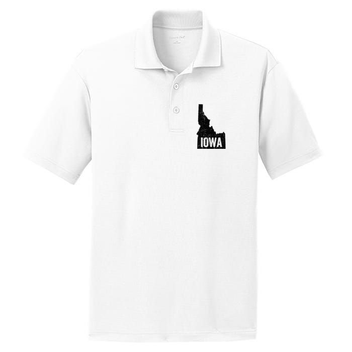 Idaho Iowa Funny Geography Mix Up PosiCharge RacerMesh Polo