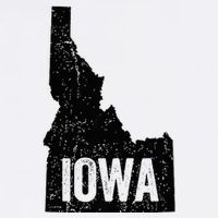 Idaho Iowa Funny Geography Mix Up Cropped Pullover Crew