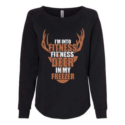 IM Into Fitness Deer Freezer Womens California Wash Sweatshirt