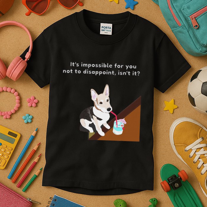 It’S Impossible For You Not To Disappoint Isn’T It Graphic Kids T-Shirt