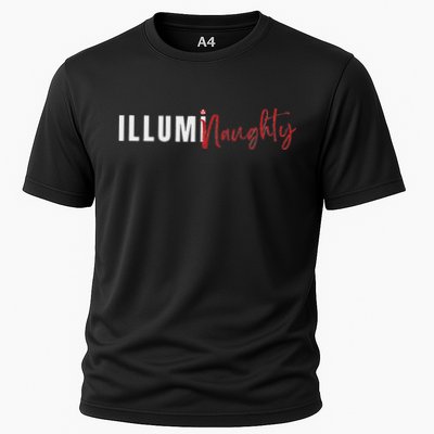 Illuminaughty Illuminati Funny Conspiracy Cooling Performance Crew T-Shirt