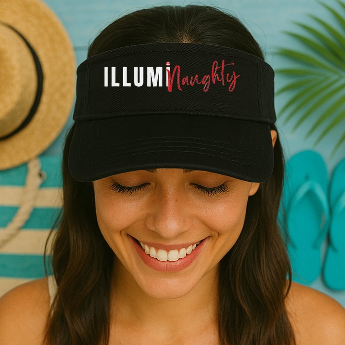 Illuminaughty Illuminati Funny Conspiracy Visor