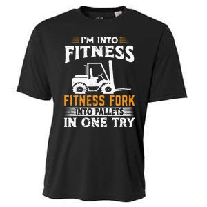 Im Into Fitness Funny Forklift Operator Cooling Performance Crew T-Shirt