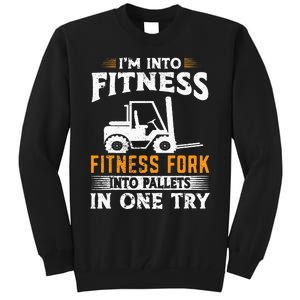 Im Into Fitness Funny Forklift Operator Tall Sweatshirt