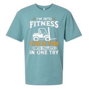 Im Into Fitness Funny Forklift Operator Sueded Cloud Jersey T-Shirt