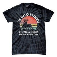 IM Into Fitness FitNess Deer In My Freezer Retro Fitness Tie-Dye T-Shirt