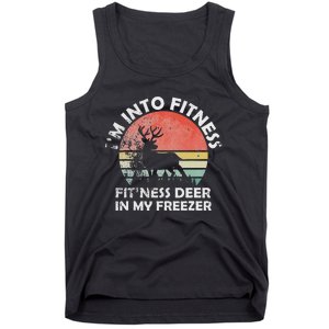 IM Into Fitness FitNess Deer In My Freezer Retro Fitness Tank Top