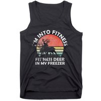 IM Into Fitness FitNess Deer In My Freezer Retro Fitness Tank Top