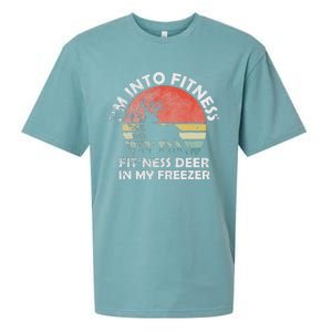 IM Into Fitness FitNess Deer In My Freezer Retro Fitness Sueded Cloud Jersey T-Shirt