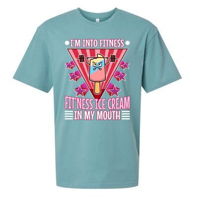 Im Into Fitness Ice Cream Great Gift Sueded Cloud Jersey T-Shirt