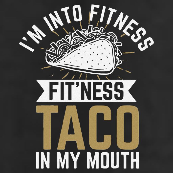 I'm into Fitness Fit'ness Taco In My Mouth Golf Towel