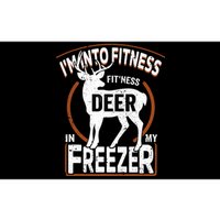 IM Into Fitness Deer Freezer Funny Dad Hunter Deer Hunting Bumper Sticker