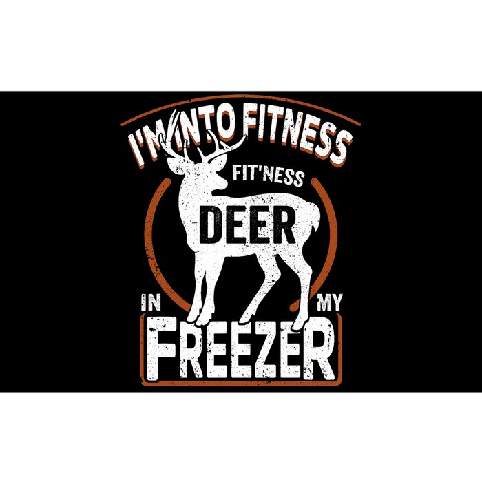 IM Into Fitness Deer Freezer Funny Dad Hunter Deer Hunting Bumper Sticker