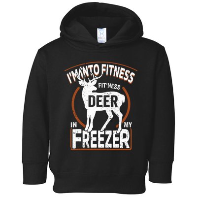 IM Into Fitness Deer Freezer Funny Dad Hunter Deer Hunting Toddler Hoodie