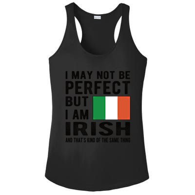 I'm Irish Flag Ireland Heritage Irish Roots Gift Ladies PosiCharge Competitor Racerback Tank