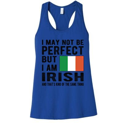 I'm Irish Flag Ireland Heritage Irish Roots Gift Women's Racerback Tank