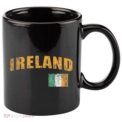 Ireland Irish Flag St. Patrick's Day 11oz C Handle Ceramic Mug
