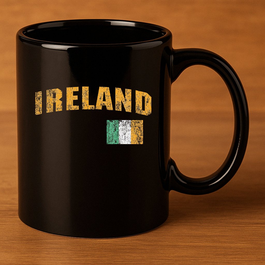 Ireland Irish Flag St. Patrick's Day 11oz C Handle Ceramic Mug