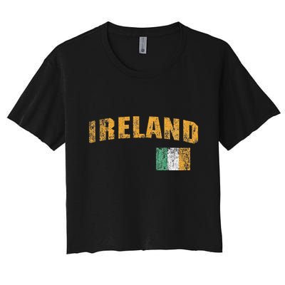 Ireland Irish Flag St. Patrick's Day Crop Top