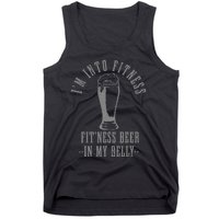 IM Into Fitness FitNess Beer In My Belly Funny Drinking Tank Top