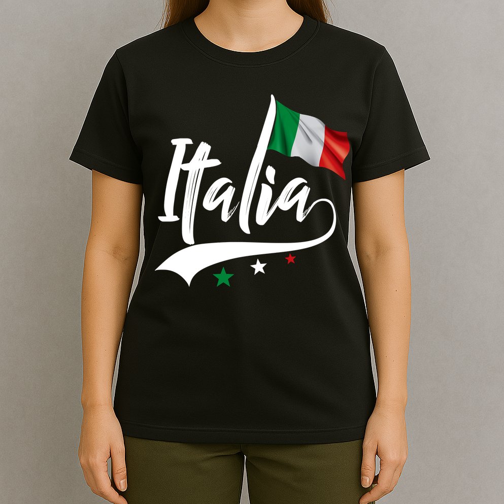 Italia Italian Flag Italy Italiano Heritage T-Shirt