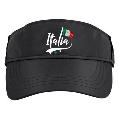 Italia Italian Flag Italy Italiano Heritage Adult Drive Performance Visor