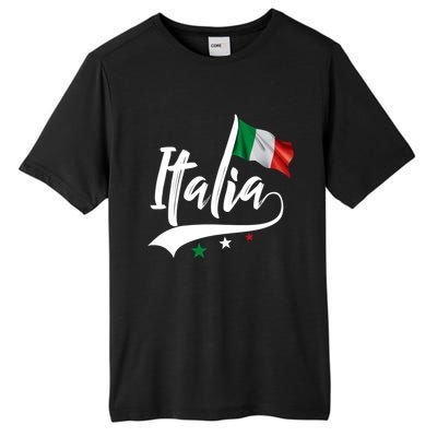 Italia Italian Flag Italy Italiano Heritage Tall Fusion ChromaSoft Performance T-Shirt