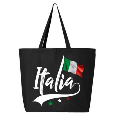 Italia Italian Flag Italy Italiano Heritage 25L Jumbo Tote