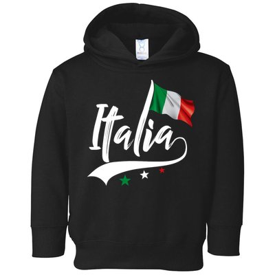 Italia Italian Flag Italy Italiano Heritage Toddler Hoodie