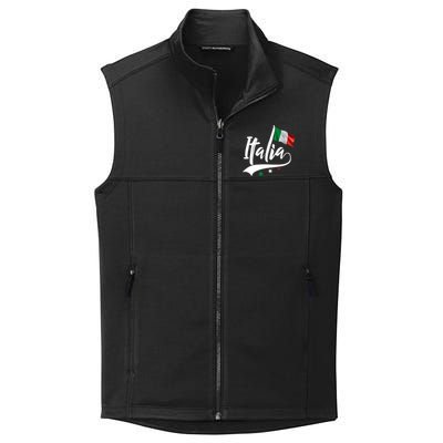 Italia Italian Flag Italy Italiano Heritage Collective Smooth Fleece Vest