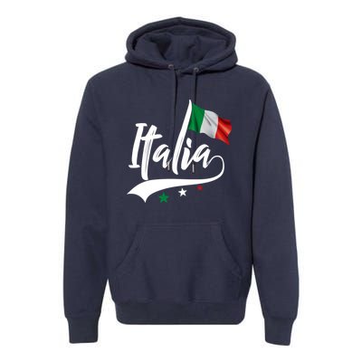 Italia Italian Flag Italy Italiano Heritage Premium Hoodie