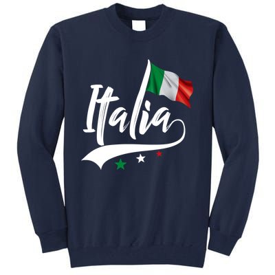 Italia Italian Flag Italy Italiano Heritage Tall Sweatshirt