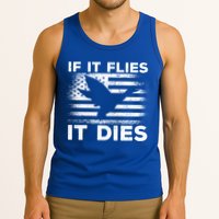 If It Flies It Dies American Flag Duck Hunter Gift Tank Top
